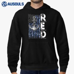 Red Friday Veterans Day Gift US Navy Support All US Veterans Hoodie