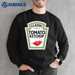 Red Ketchup DIY Matching Couples Groups Halloween Costume Sweatshirt