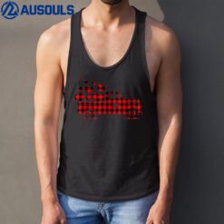 Red Plaid Truck Happy Valentines Day 2023 Couple Matching Tank Top
