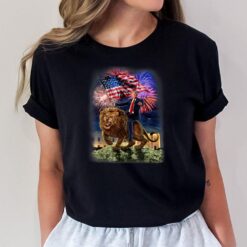 Republican President Donald Trump Riding War Lion T-Shirt
