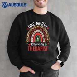 Respiratory Therapist Rainbow Christmas Respiratory Therapy Sweatshirt