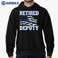 Retired Deputy Police Officer Retirement Hoodie