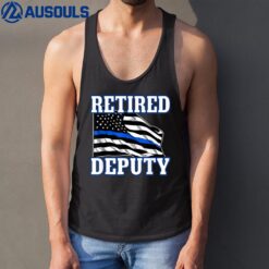 Retired Deputy Police Officer Retirement Tank Top