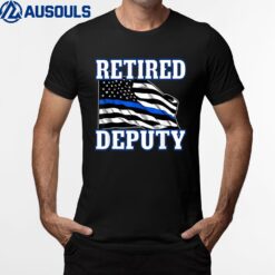 Retired Deputy Police Officer Retirement T-Shirt