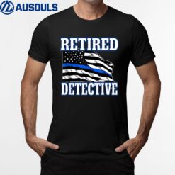 Retired Detective Police Officer Retirement T-Shirt