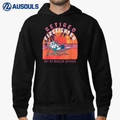 Retired Firefighter Funny Vintage Retirement Hoodie