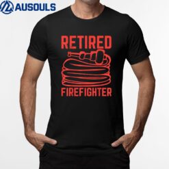 Retired Firefighter Pension Retiring T-Shirt
