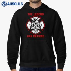 Retired Fireman Retirement Proud Firefighter Hoodie