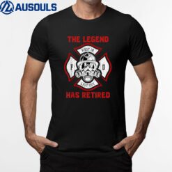 Retired Fireman Retirement Proud Firefighter T-Shirt