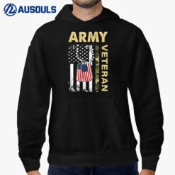 Retro Army Shirt Veteran Day American Flag Women Men Hoodie