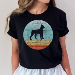 Retro Boxer Dog Breed Vintage Style Animal Dogs Lover Gift T-Shirt