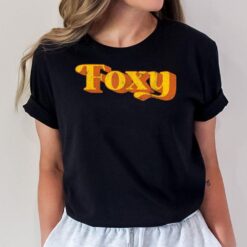 Retro Foxy Funny Vintage 70's Party Costume Mens Womens T-Shirt