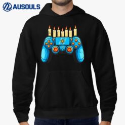 Retro Gamepad Happy Hanukkah Funny Pajama Family Matching Hoodie