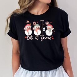 Retro ICU Nurse Christmas Let It Snow Propofol Funny Xmas T-Shirt
