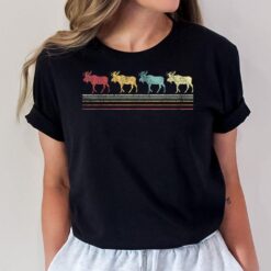 Retro Moose Lover Funny Moose Vintage T-Shirt