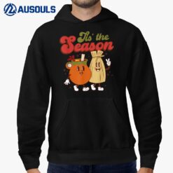 Retro Tis The Season Christmas Mexican Tamales And Ponche Hoodie
