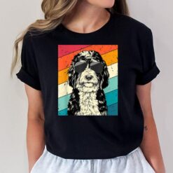 Retro Vintage Bernedoodle with Sunglasses Dog Lovers T-Shirt