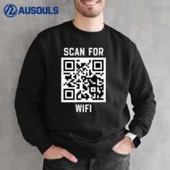 Rick Roll QR Scan Code Funny Joke  Ver 2 Sweatshirt