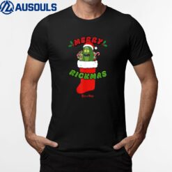 Rick and Morty Christmas Merry Rickmas Pickle Centered Ver 1 T-Shirt