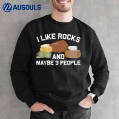 Rock Collector For Men Women Rockhound Geology Rockhounding  Ver 2 Sweatshirt