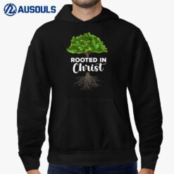 Rooted In Christ Theology Jesus Christ Christian Faith Hoodie