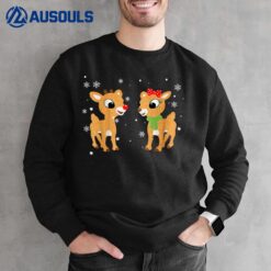 Rudolph The Red Nose Reindeer For Kids and Christmas Fan Ver 2 Sweatshirt