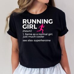 Running Girl Definition Funny Runner T-Shirt