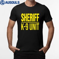 SHERIFF K-9 UNIT POLICE DOG UNIFORM OFFICER COSTUME T-Shirt