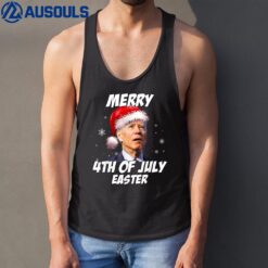 Santa Biden Merry 4th of July Easter Anti Biden Christmas Tank Top