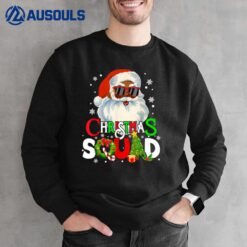 Santa Christmas Squad Santa Afro African American Pajamas  Ver 2 Sweatshirt