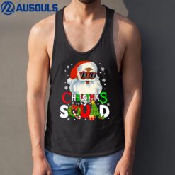 Santa Christmas Squad Santa Afro African American Pajamas  Ver 2 Tank Top