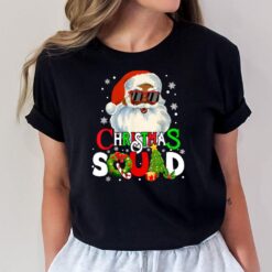 Santa Christmas Squad Santa Afro African American Pajamas  Ver 2 T-Shirt