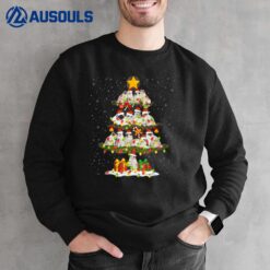 Santa Claus Ragdoll Cat Christmas Tree Decorations Xmas Day Sweatshirt