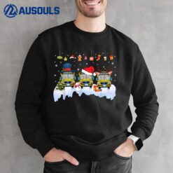 Santa Claus School Bus Driver Christmas Sweatshirt