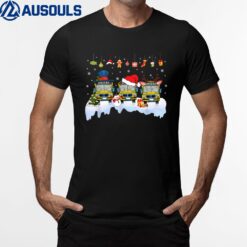 Santa Claus School Bus Driver Christmas T-Shirt