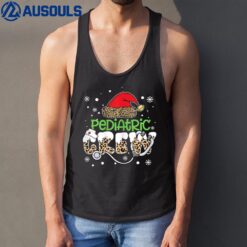 Santa Hat Stethoscope Nurse Christmas Tank Top