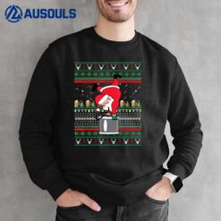 Santa Keg Stand Drinking Team Ugly Christmas Sweater Sweatshirt