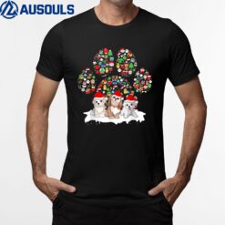 Santa Paws Dog Shih Tzu Christmas T-Shirt