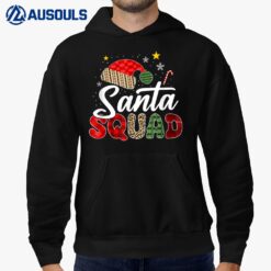 Santa Squad Family Group Matching Christmas Pajama Party Hoodie