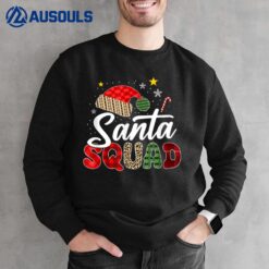 Santa Squad Family Group Matching Christmas Pajama Party Sweatshirt