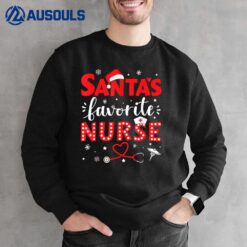 Santa favorite nurse for christmas in hospital Sweatshirt