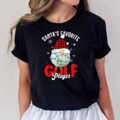 Santa's Favorite Golf Player Merry Christmas Pajama T-Shirt