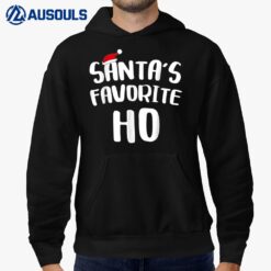 Santa's Favorite Ho Christmas Family Funny Xmas Pajama Gifts Hoodie