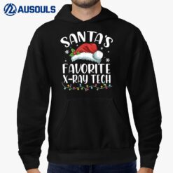 Santas Favorite X-Ray Technician Christmas Radiology Tech Hoodie