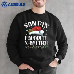 Santas Favorite X-Ray Technician Christmas Radiology Tech Sweatshirt