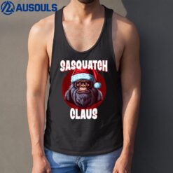 Sasquatch Claus Christmas Tank Top