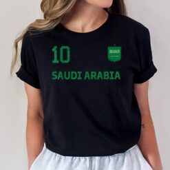 Saudi Arabia Soccer Fans Jersey KSA Flag Football Lovers T-Shirt