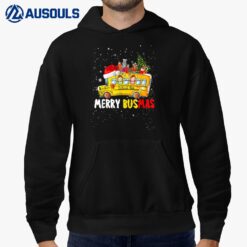 School Bus Driver Christmas Pajamas Merry Busmas Xmas Hoodie