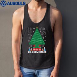 Science Christmas Shirt Oh Chemist Tree Chemistree Chemistry Tank Top