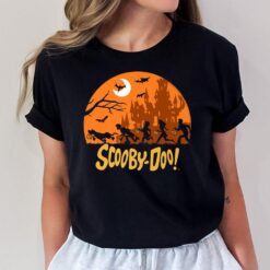 Scooby-Doo The Gang Halloween Silhouette Logo T-Shirt